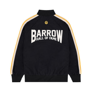 Barrow Giubbino nero in nylon con logo F5BKJUJK092