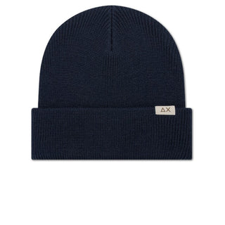 Sun68 Cappello In Misto Lana C45301BN Con Logo