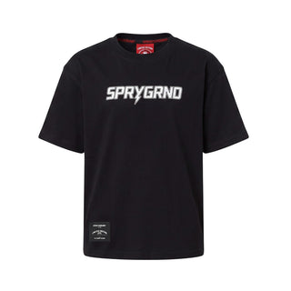 SPRAYGROUND T-shirt Nera Con Logo SPY1512BLK Per Bambini
