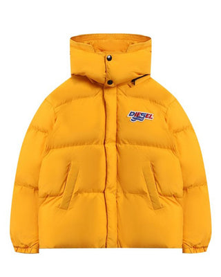 Diesel Giubbino trapuntato con cappuccio e logo J00825