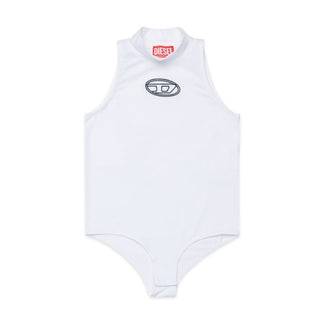 Diesel Body bianco con logo Oval D ricamato J02577-KYA0L-K100