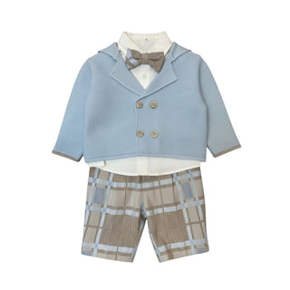 Marlù completo 4 pezzi con pantalone a quadri IH71260