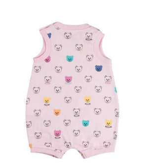 Moschino MUY043 ÄRMELLOSER Strampler MIT CLIPS