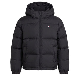 Tommy Hilfiger Piumino Trapuntato Nero KB0KB10091-BDSJ Per Bambini