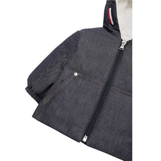 Moncler Piumino Alaric In Denim L29511A00006-77A Per Neonato