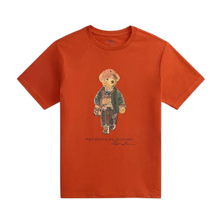 Polo Ralph Lauren T-shirt Girocollo Con Polo Bear 322B27298001 Per Bambino
