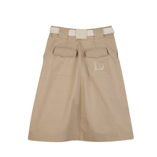 Lanvin Gonna Midi Beige Per Bambina N30351/209