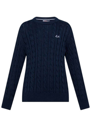 Sun68 Maglia Girocollo K35315 Con Logo