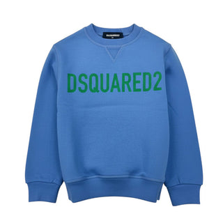 Dsquared2 Sweatshirt mit Rundhalsausschnitt und DQ2009-D0A4D-Logo