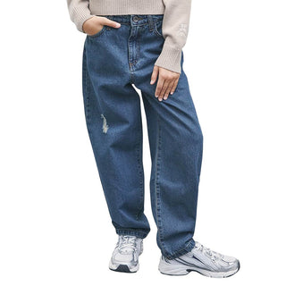 Patrizia Pepe Jeans Balloon In Denim Blu 7P0394/D0034-CB38 Per Bambina