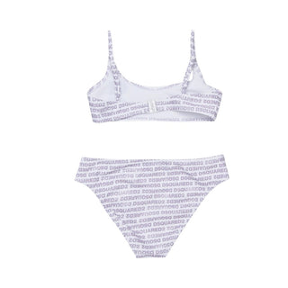 Dsquared2 Costume Due Pezzi Con Logo Per Bambina DQ3318-D0AGY-DQ100