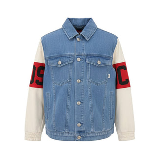 GCDS Logo Denim Jacket DUS00A