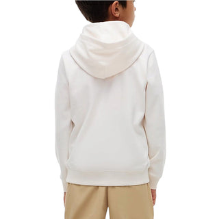 Tommy Hilfiger Felpa Avorio Con Cappuccio E Bandiera KB0KB10638-YBHJ Per Bambino