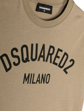 Dsquared2 Crewneck T-shirt with logo and print DQ1983-D00MV