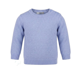 Dottor Kids Maglia Girocollo Azzurra In Cotone Per Neonato DK6A