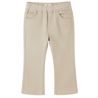 Il Gufo Pantaloni a zampa in cotone da bambina P24PL375C6034J