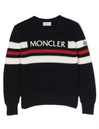 Moncler Pullover mit Rundhalsausschnitt und Logo I29549C00006