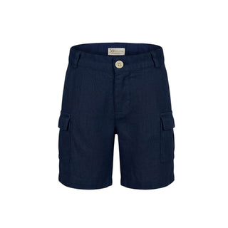 J.o Milano Bermuda Cargo In Lino Per Neonato 674E1