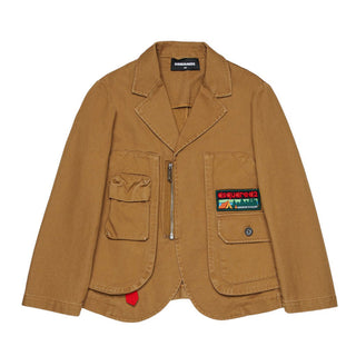 Dsquared2 Giacca Cammello In Twill DQ3236-D0AGJ-DQ730