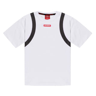 SPRAYGROUND T-shirt Bianca A Maniche Corte Con Stampa SPY1401WHT