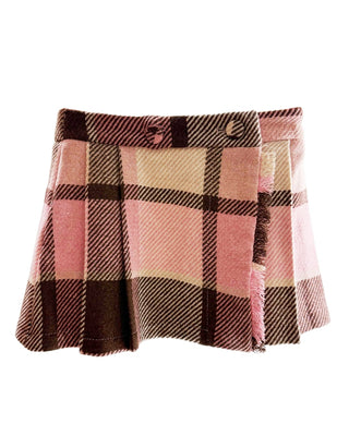 u+è Gonna a portafoglio in lana da bambina UE1521