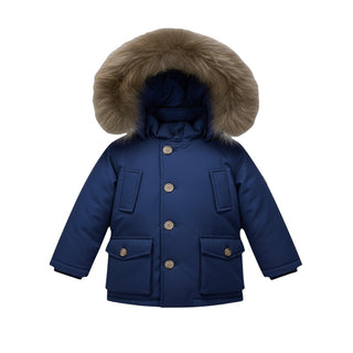 Woolrich Arctic Parka bluette con pelliccia WKCPS2062CF4
