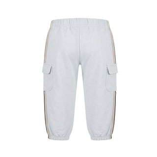 Palm Angels Tuta In Felpa Color Cielo F6PANBTP202/960 Per Neonato