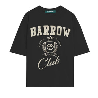 Barrow T-shirt Nera Con Stampa Per Donna S6BWWOTH019-110