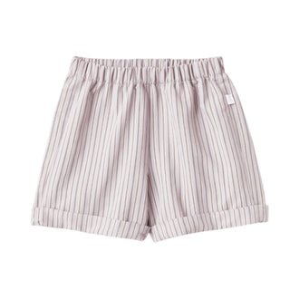 Il Gufo Shorts a righe con vita elasticizzata P25PB196R1000