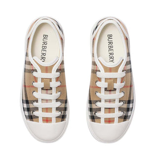 Burberry Sneakers In Cotone Check 8114570Per Bambini