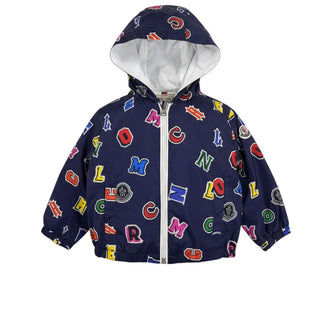 Moncler Giubbino Antivento Carlin I19511A00014 Con Logo All-Over