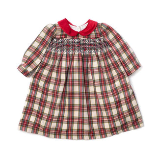 Coccodè Vestina in fantasia tartan da neonata C62917