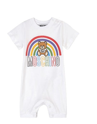 Moschino Strampler MIT REGENBOGEN MUY045 MIT CLIPS