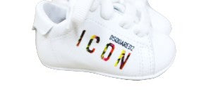 Dsquared2 Sneakers WITH MULTICOLOR WRITING 73738 with laces