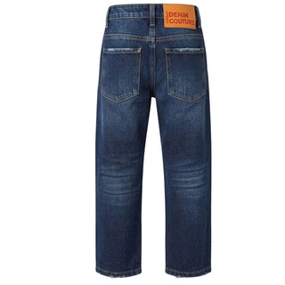 Patriot Jeans Loose In Denim Blu PK6F2WPBKC05 Per Bambino