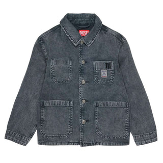 Diesel Giacca In Denim Grigio J02546-KXBU9-K910A Per Bambini