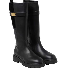 Elisabetta Franchi Stivali Con Fibbia F4A6-E0151 Logo Da Bambina