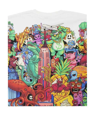 Sprayground T-shirt Insane City Over SPY1290 In Cotone