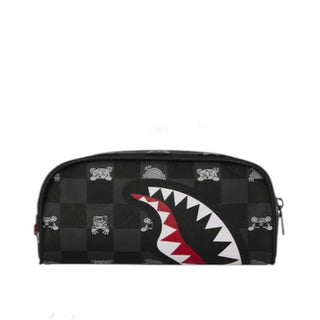 SPRAYGROUND Astuccio GRAY PEEKING CHARACTER CHECK 910B8913NSZ