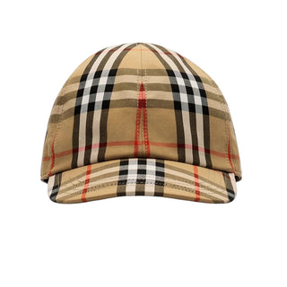 Burberry Cappello Con Visiera Check 8117411 Per Bambini