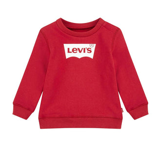 Levis Felpa Girocollo Rossa Con Logo 6E9079-R1R Per Neonati