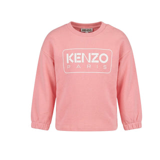 Kenzo Tuta In Cotone Rosa Per Neonata K60486