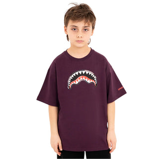 SPRAYGROUND T-shirt Viola Con Stampa SPY1518PRPL Per Bambini