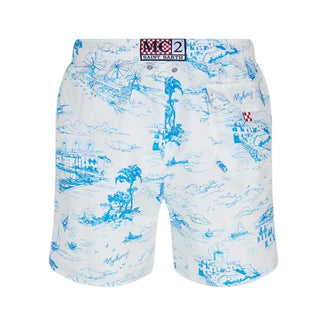 Mc2 Saint Barth Costume Gustavia Con Fantasia Toile De Jouy GUS0001/07889L Per Uomo