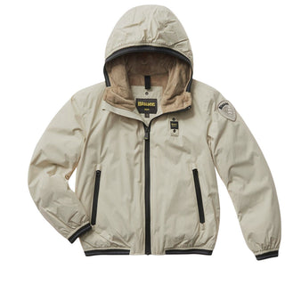 Blauer Giubbino Beige Con Cappuccio 26WBLKC11276-902 Cedric Jr Per Bambino