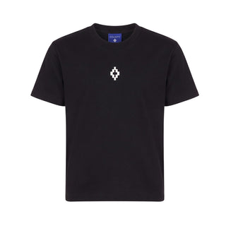 Marcelo Burlon T-shirt Nera Con Stampa F6CMJBTH039-110 Per Bambini