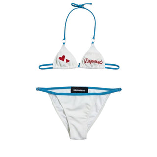 Dsquared2 Costume Due Pezzi Con Logo Per Bambina DQ3360-D000V-DQ102