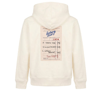 Iceberg Felpa Avorio Con Zip E Cappuccio MFICE7300J-V1 Per Bambino