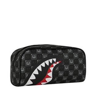 SPRAYGROUND Astuccio SHARKS IN PARIS WTF BUBBLY BLACK CHECK 910B9316NSZ