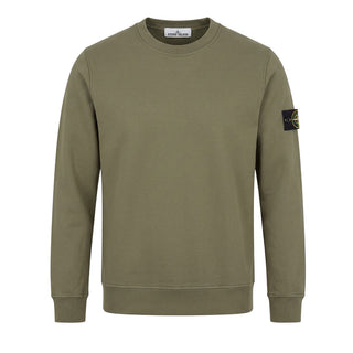 Stone Island Felpa Girocollo Verde Con Compass L2156100060/V005G Per Uomo